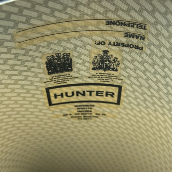 Hunter, size 7, Huntress style, black, wide calf, tall rain boots - Picture 6 of 8